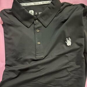 J. Garcia Classic Black Polo Shirt
